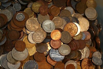 Mixed World Coin 50 Pound Lot 19-21st Century Circulated Wide Variety of Nations
