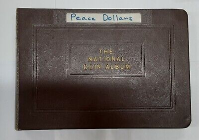 The National Coin Album Set Peace Dollars 1921-1935 NO.363A-C *NO COINS* Used