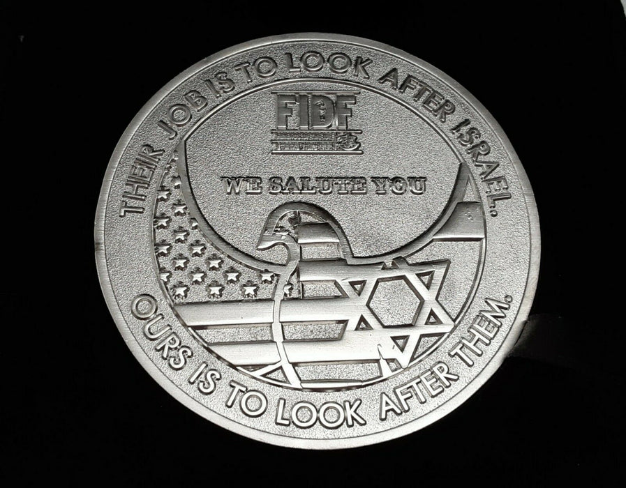 Friends of the Israeli Defense Forces 65 Years - 63mm Medal in Case