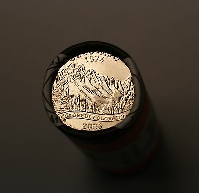 2006-D Colorado Statehood Quarter BU Roll- 40 Coins-in OBW/Tubes