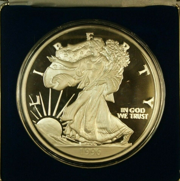 1996 Washington Mint 1/2 LB 8oz Pure Silver Proof Silver Eagle Silver Round