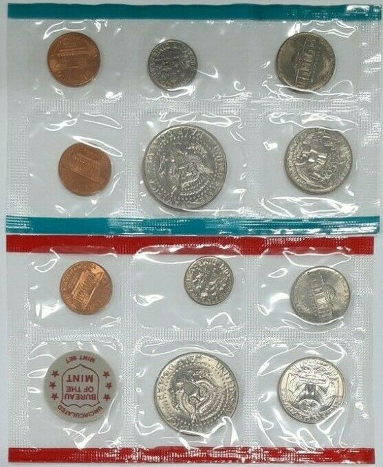 1971 US Mint Set Brilliant Uncirculated as Issued with OGP