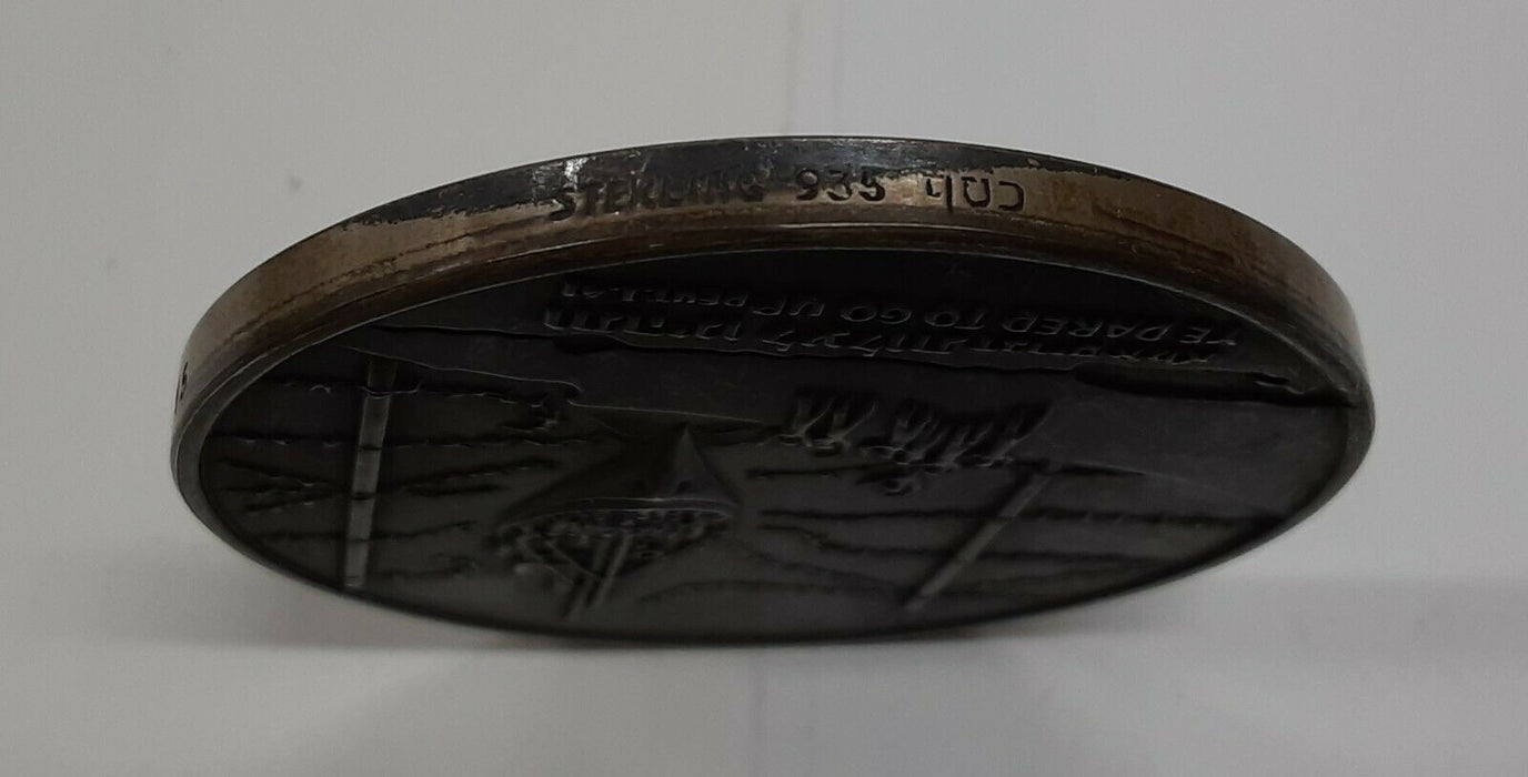 1964 State of Israel 30th Ann of 1st Immigrants Sterling .935 60MM Silver Medal