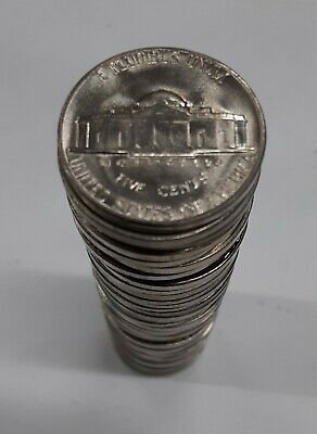 1960-D Jefferson Nickel BU Roll - 40 Coins in Tube