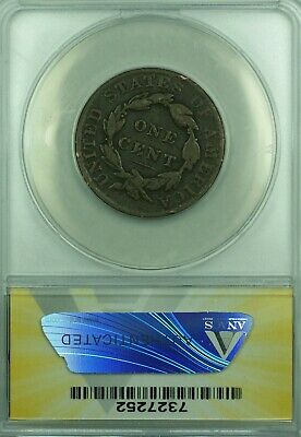 1833 Coronet Head Large Cent ANACS VG-8 Details Damaged-Corroded (41)