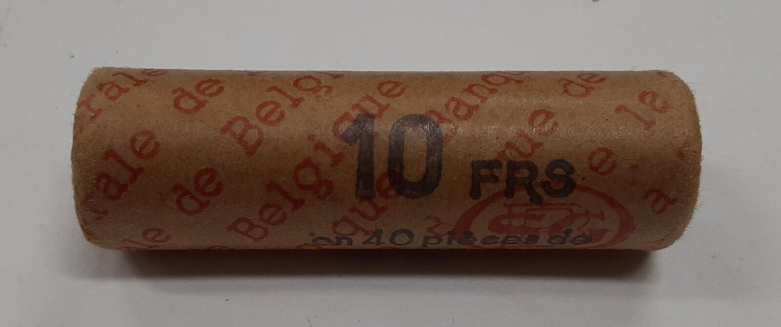 1965 Belgium Roll of 40 BU 25 Centimes Coins W/Dutch Legends in Original Wrapper