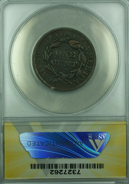 1835 Coronet Head Large Cent ANACS VG-10 Details Scratched (42)