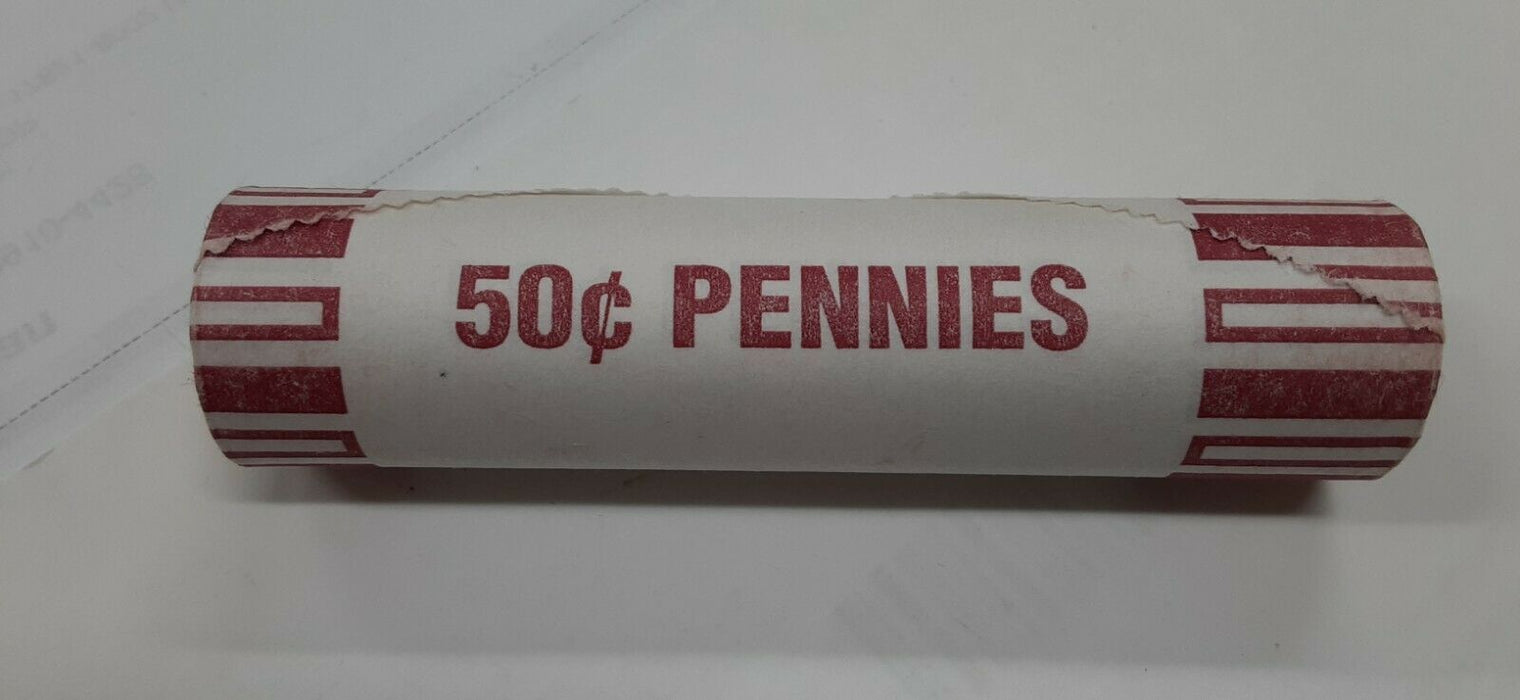 2009-D Lincoln Centennial Cents Roll Heads/Heads 50 BU Coins in OBW
