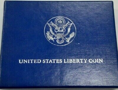 1986 Statue of Liberty Commemorative Proof Half Dollar Coin in OGP