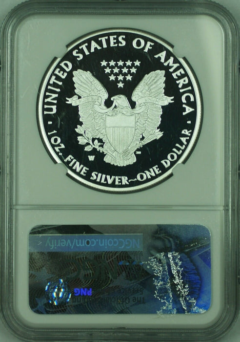 2017-W American Silver Eagle $1 Proof Coin NGC PF-70 UC W/Edmund Moy Signature A