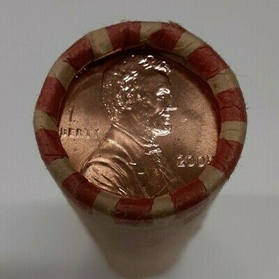2009-P Lincoln Centennial Cents Roll Heads/Heads 50 BU Coins in OBW