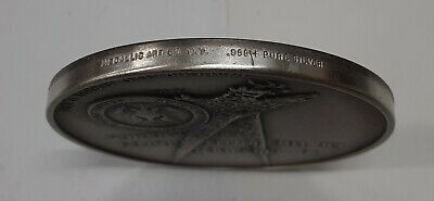 Gerald R. Ford 1974 Inaugural Medal in .999 Fine Silver 63MM by Medallic Art