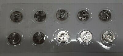 2019 Complete P&D United States ATB Quarters Mint Set Sealed in Original Plastic
