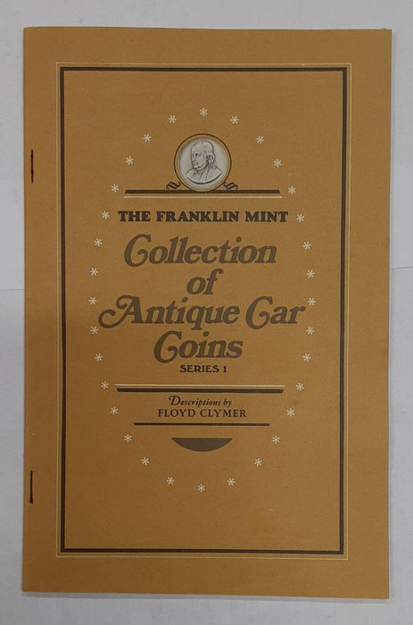 Franklin Mint Antique Car Coin Collection Bronze 25 Coin Set In Original Holder