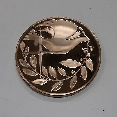 1978 Franklin Mint Bronze Proof Proof Peace (PAX) Medal