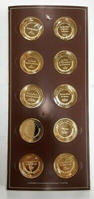 Centennial of Impressionism Set - 30 Gold Plated .925 Silver PL Medals