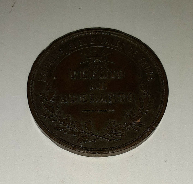 1898 Mexico Bronze Medal Miguel Hidalgo/Academy of Professors - Rim Dings