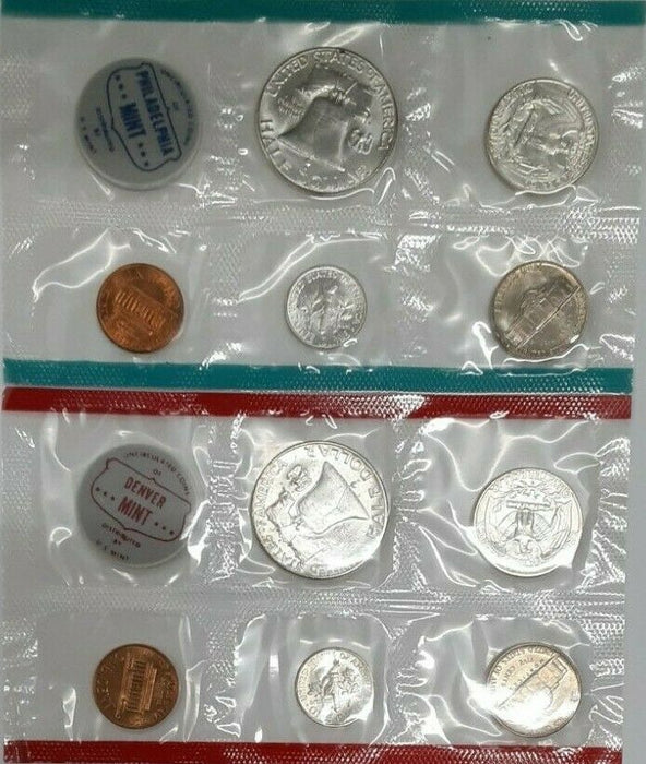 1963 US Silver Mint Set UNC as Issued with OGP