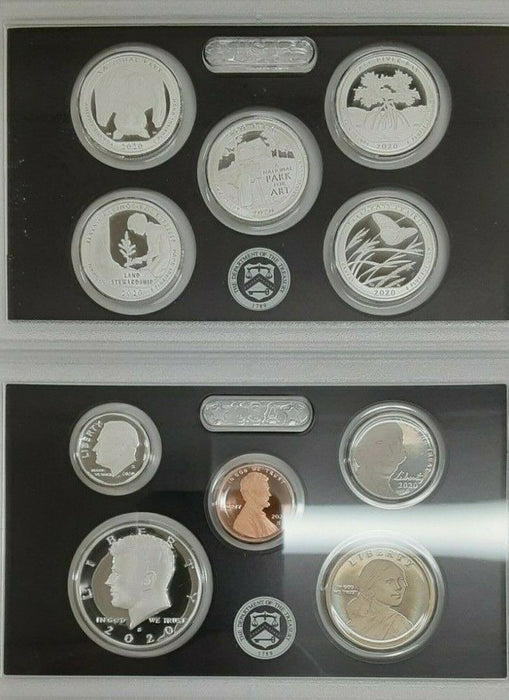 2020-S US Mint Silver Proof Set 10 Gem Coins W/Original Box and COA