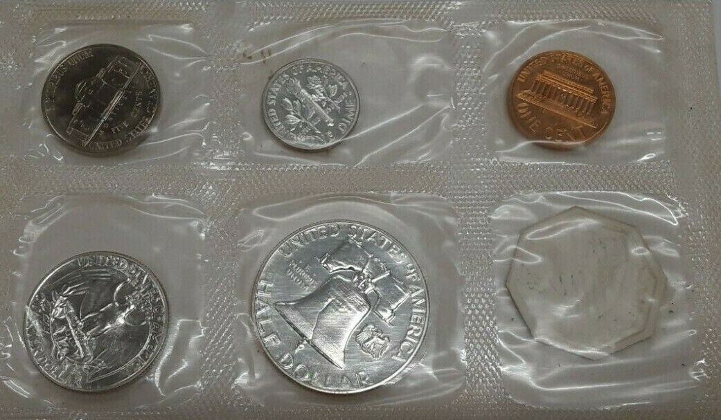 1960 US Silver Proof Set w/Small Date Cent in OGP with Envelope