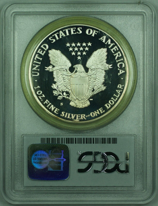 1991-S Proof American Silver Eagle 1oz Coin PCGS PR-69 Deep Cameo DCAM