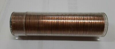 1962 US Lincoln Cents BU Roll 50 Coins Total in Coin Tube