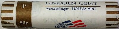 2010-P Lincoln Shield Cents OBW Roll 50 Brilliant Uncirculated Coins