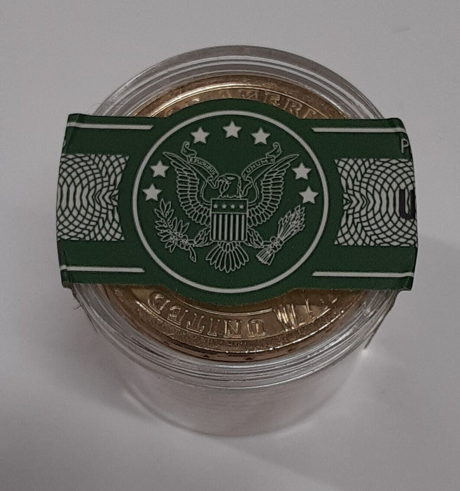 2014-P Presidential $1 - 12 BU Coins in a Danbury Mint Roll-President Unknown