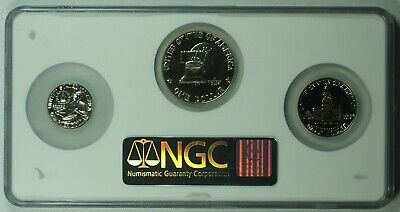 1976-S Bicentennial 3 Piece 40% Silver Proof Set NGC PF-67