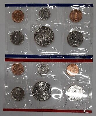 1992 P&D United States Mint Set - Ten BU Coins ONLY--NO Envelope & COA