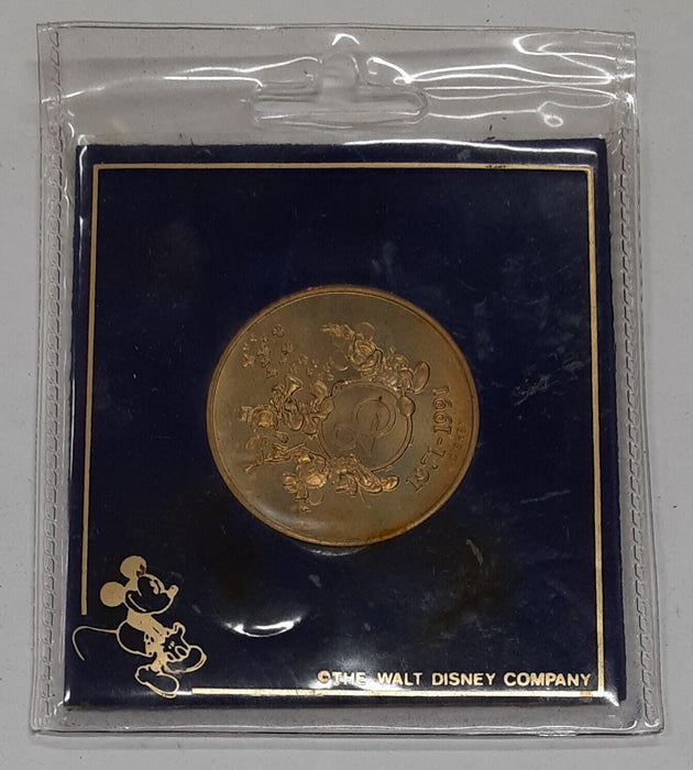 1991 20 Years of Walt Disney World in Florida Souvenir Medal