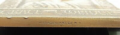 1924 Vintage Grace Coolidge 2 5/8 X 3 Inch Bronze Medal by Medallic Art Co.