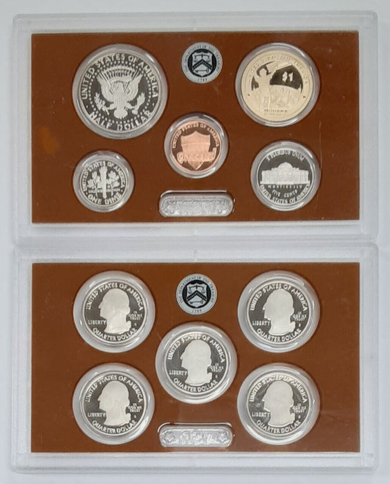 2015-S United States Partial 10 Coin Proof Set NO Box or COA