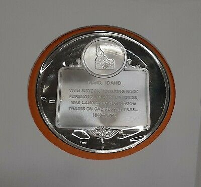 1971 City of Rocks ID Great Historic Sites PR Silver Medal in First Day Cover