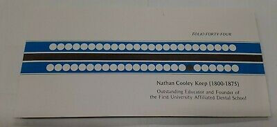 History of Dentistry .925 Silver PF Medals Franklin Mint- N. Keep/S.White