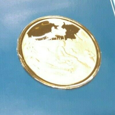 Masterpieces of Impressionism Gold Plated .925 Silver PR Medal-Bathers/Asnieres