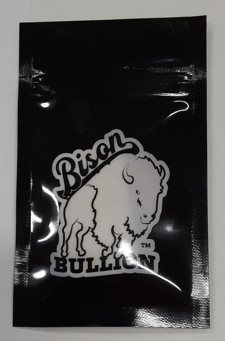 Bison Bullion 3 Troy Oz .999 Fine Silver Poured Ingot/Bison Design