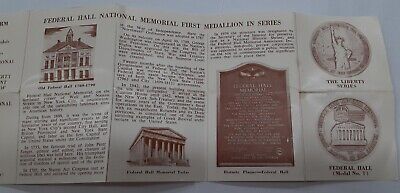 1965 Federal Hall National Memorial Bronze Medal in Original Box by MACo