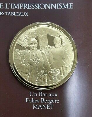 Centennial of Impressionism Set - 30 Gold Plated .925 Silver PL Medals